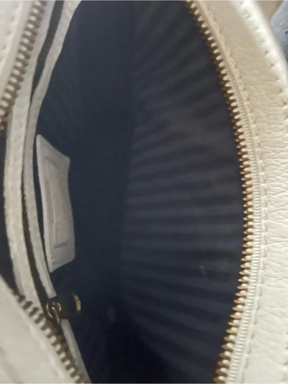Coach White Leather Crossbody Bag - Minimalist Women’s Shoulder Bag